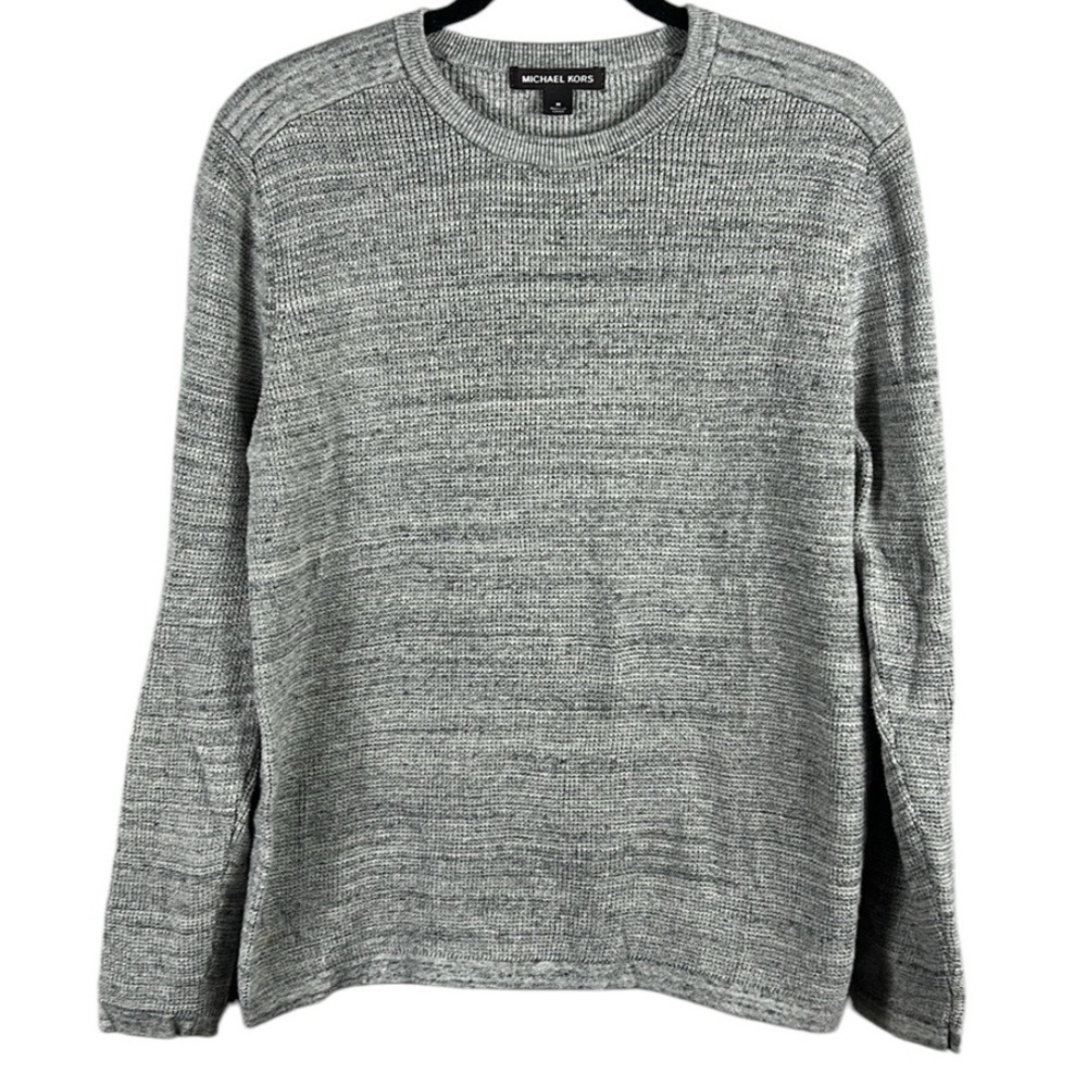 Michael Kors Waffle Knit Crew Neck Sweater Size M